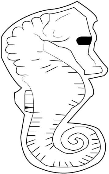 Poinçon hippocampe — or importé